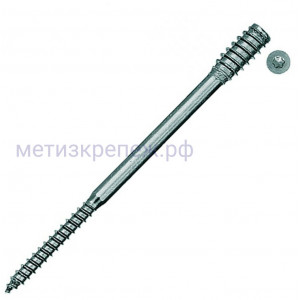 Универсальный шуруп 6х150 Fischer ASL 59064, оцинкованная сталь
