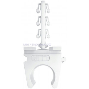 Клипса с дюбелем для труб Fischer SF plus RC IEC 25 048197, нейлон